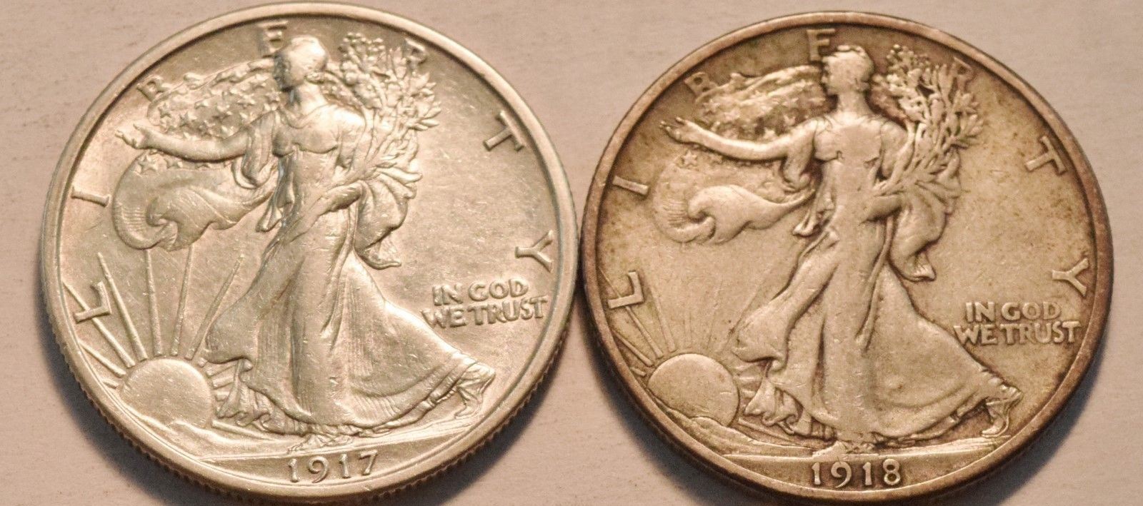 1917,-1918-Walking-Liberty-Halves