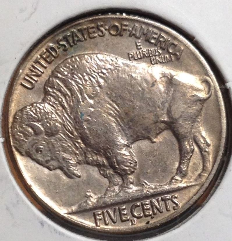 1914-D-Buffalo-Nickel,-Unslabbed,