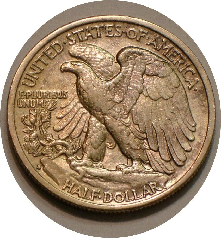 1933-Walking-Liberty-Half,-Unslabbed,