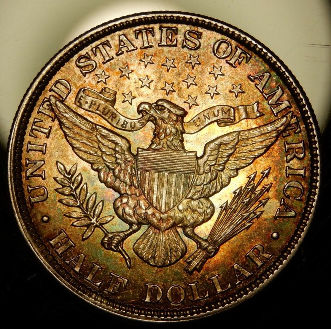 1900-Barber-Half,-Toned-And-Unslabbed