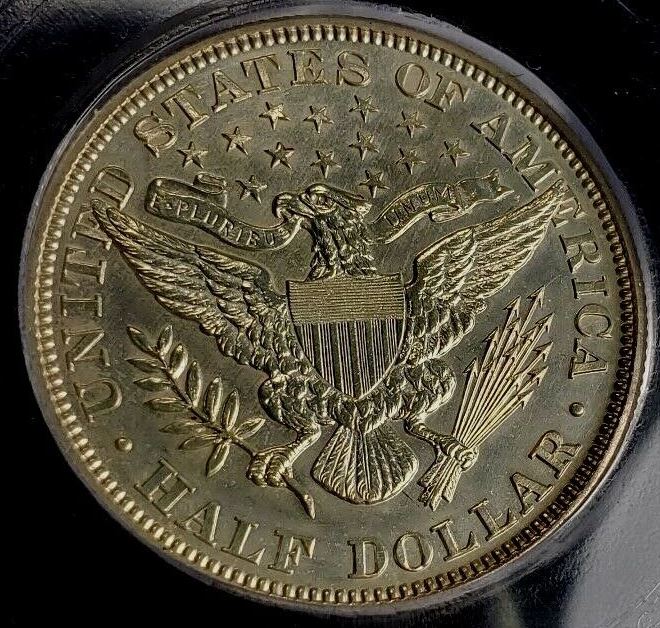 1900-Barber-Half,-Proof?--Slabbed-By-ICG