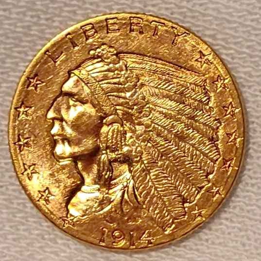 1914-$2-1/2-Gold-Piece,-Real?