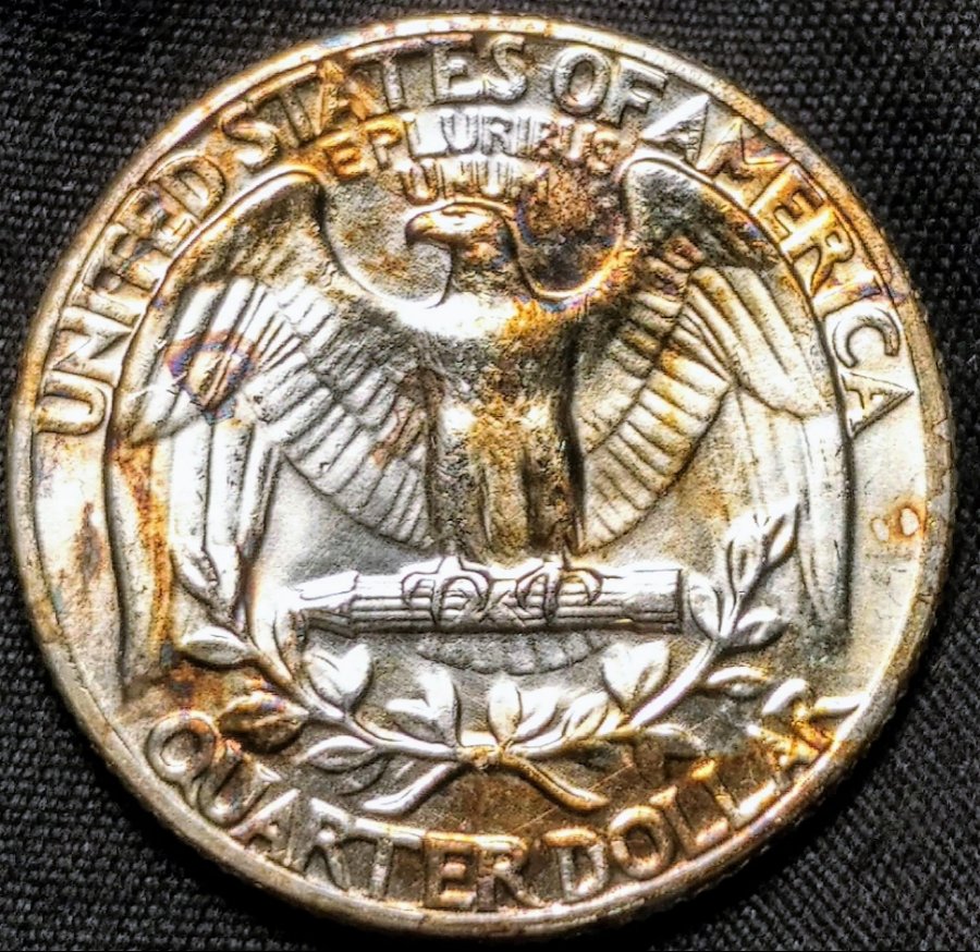 1962-Washington-Quarter-Uniquely-Toned---Please-Grade