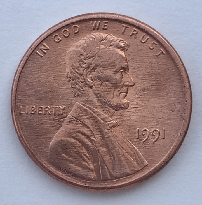 1991-Lincoln-Memorial-Cent