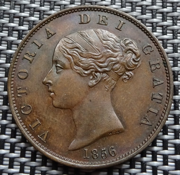 1856-Victoria-Halfpenny