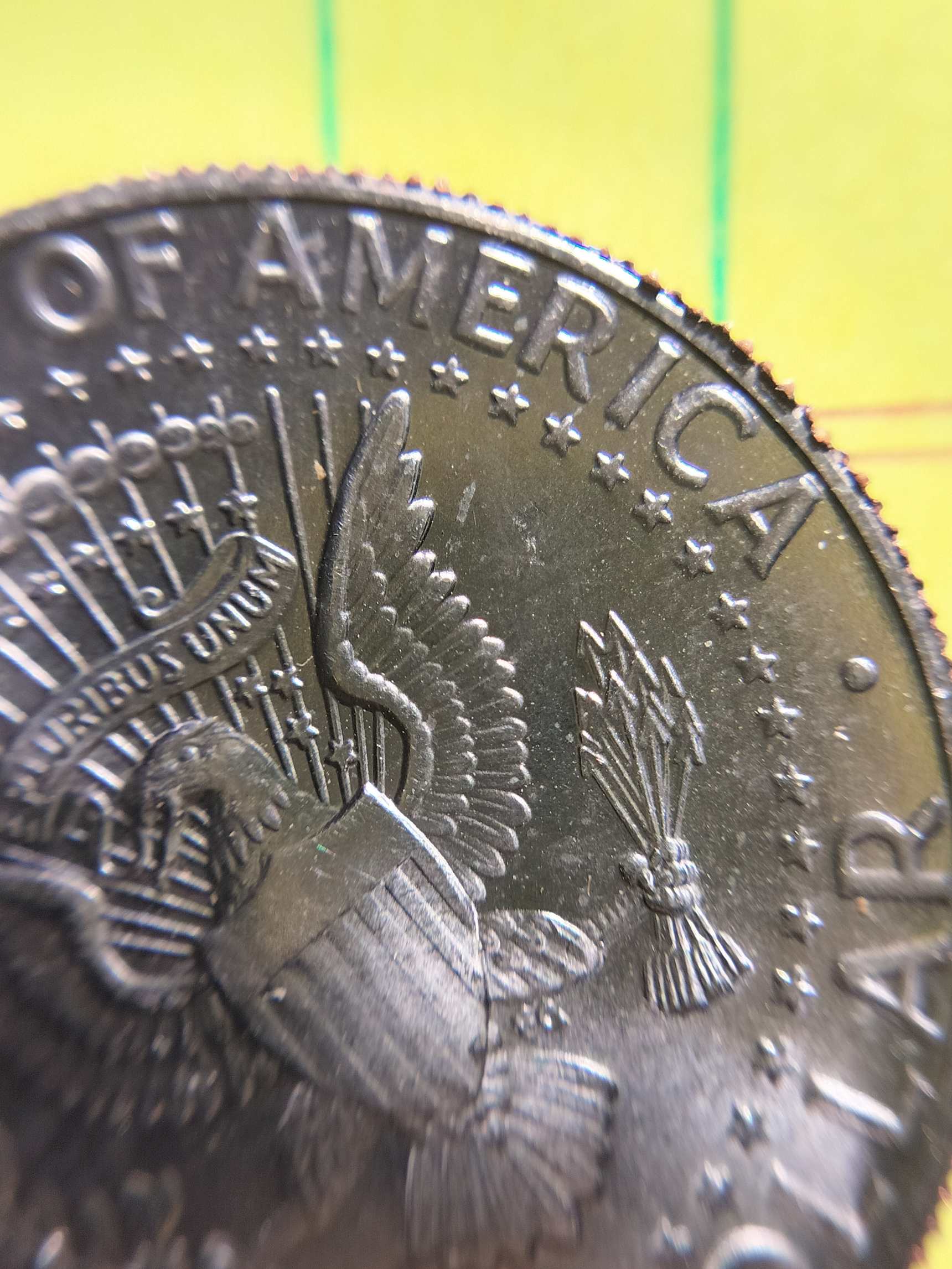 1995-P-Kennedy-Half-Dollar.--Reeded-Edge-Error,-What's-The-Proper-Term-For-This?-Help-Please!⁴