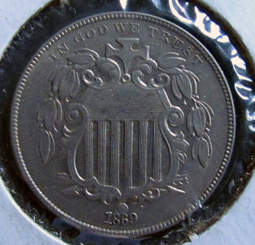 1869-Shield-Nickel--Tall/Narrow/High-Date