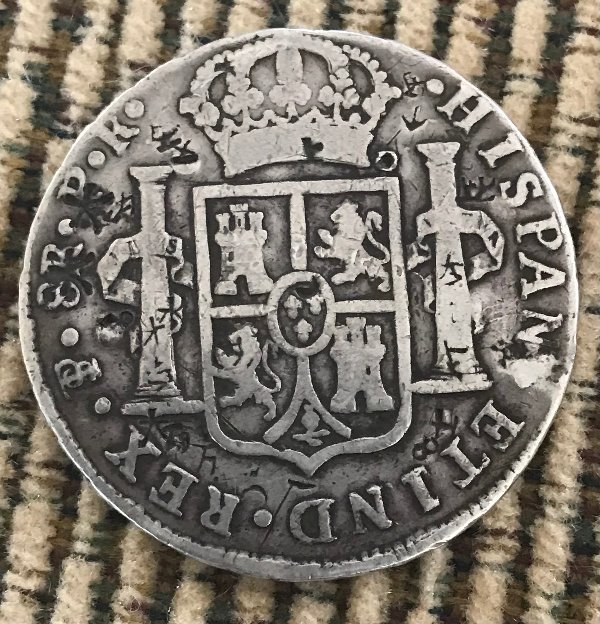 1785-Chopmarked-8-Reales-For-Identification