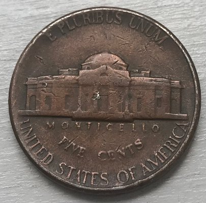 1991-P-Jefferson-Nickel---Improperly-Annealed?