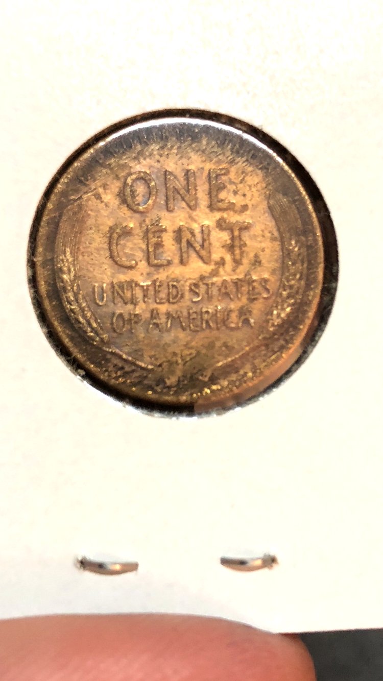 1927-Lincoln-Penny--On-Foreign-Planchette?