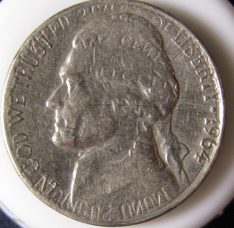 1964-Nickel-With-Reverse-Lettering-On-The-Obverse