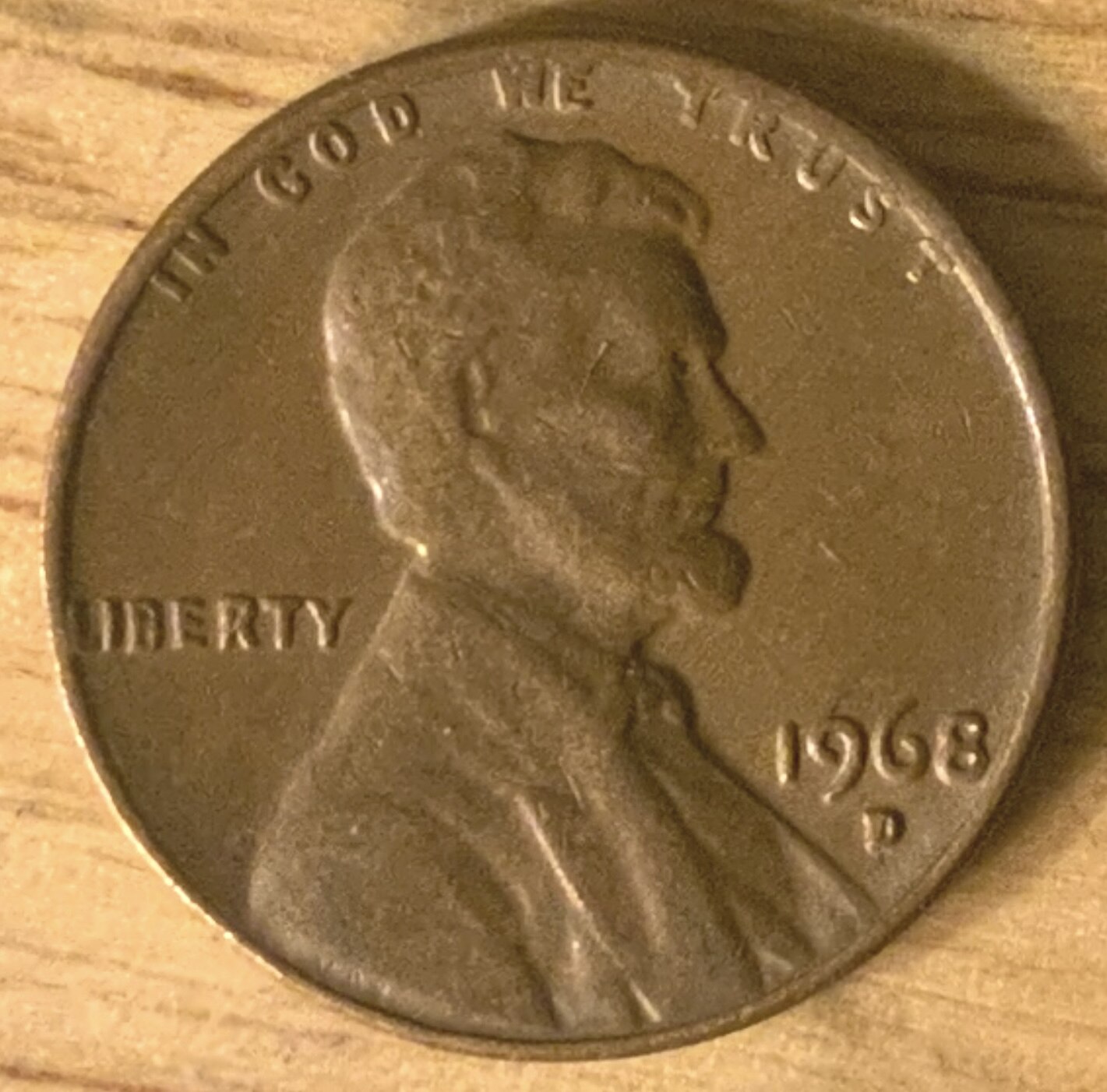 1968-Penny-Blurred-Mint-Mark?