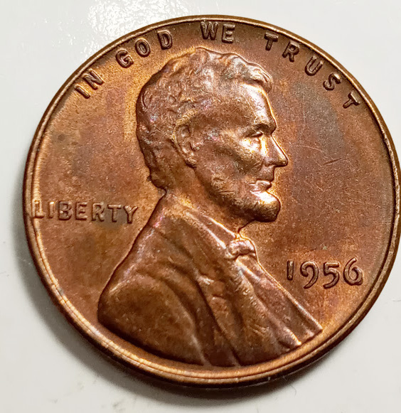 1956--Lincoln-Coin-Weight-2.95-Gr