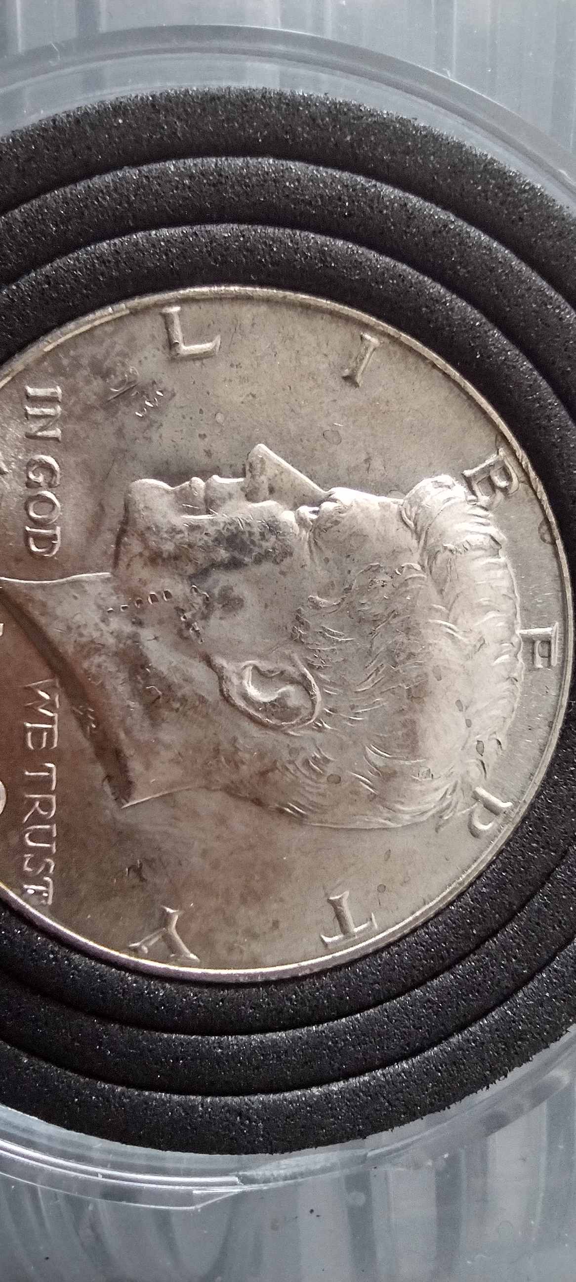1969-D-Half-Dollar-Strike-Though-Glue-Or-Wax
