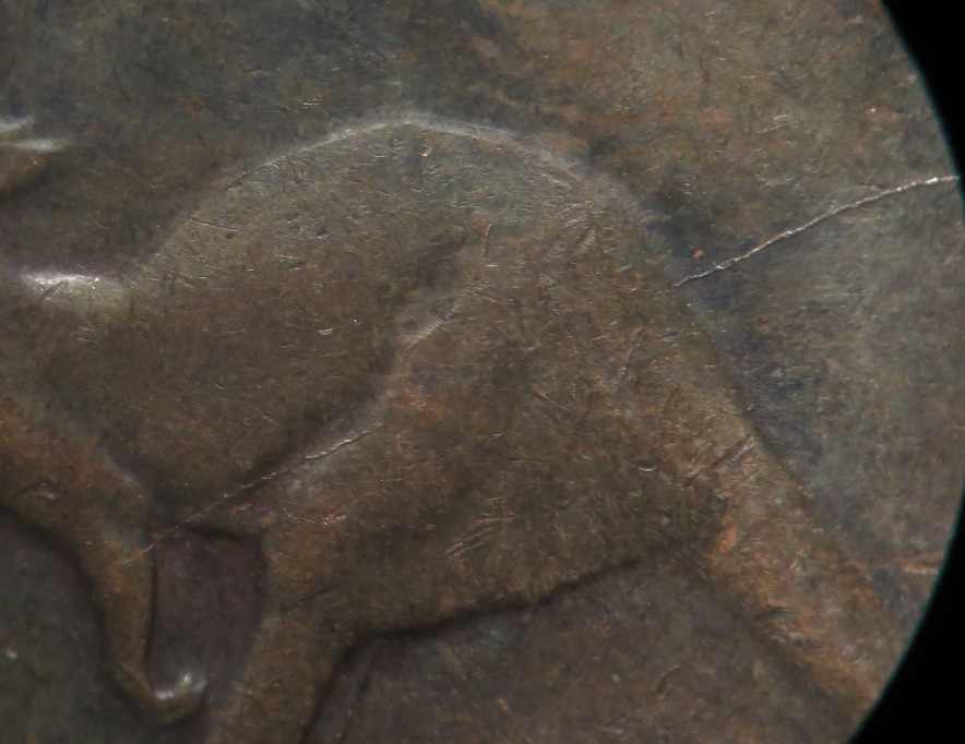 1943-Penny-OBV-Lamination-/-Rvs-Die-Cracks