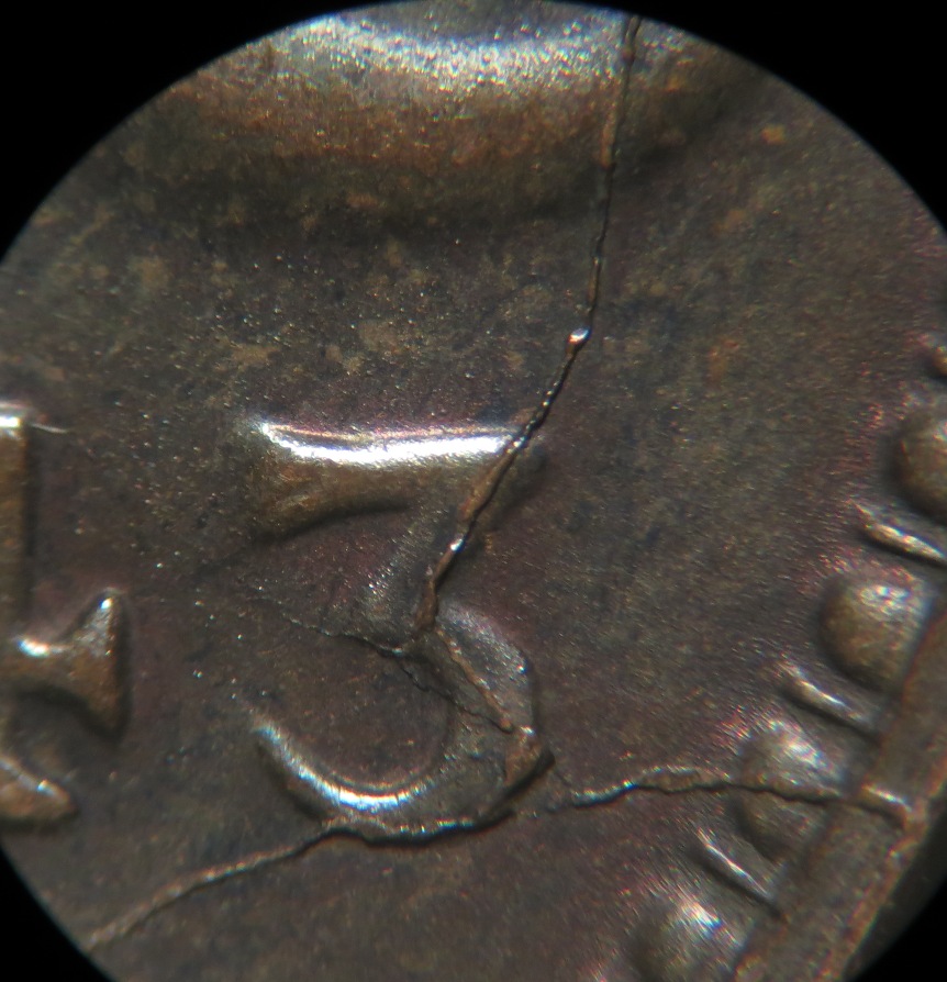 1943-Penny-OBV-Lamination-/-Rvs-Die-Cracks