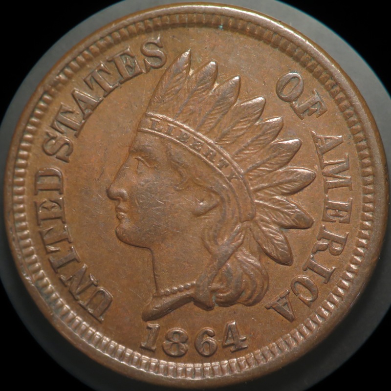 1864-No-L-Indian-Cent-For-Grading