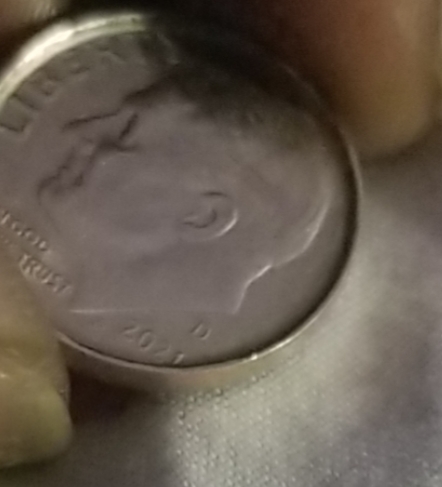 2021-Dime-Half-Copper-And-Metal-With-Thick-Rim