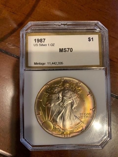 1987-Silver-Eagle-PCI-MS-70