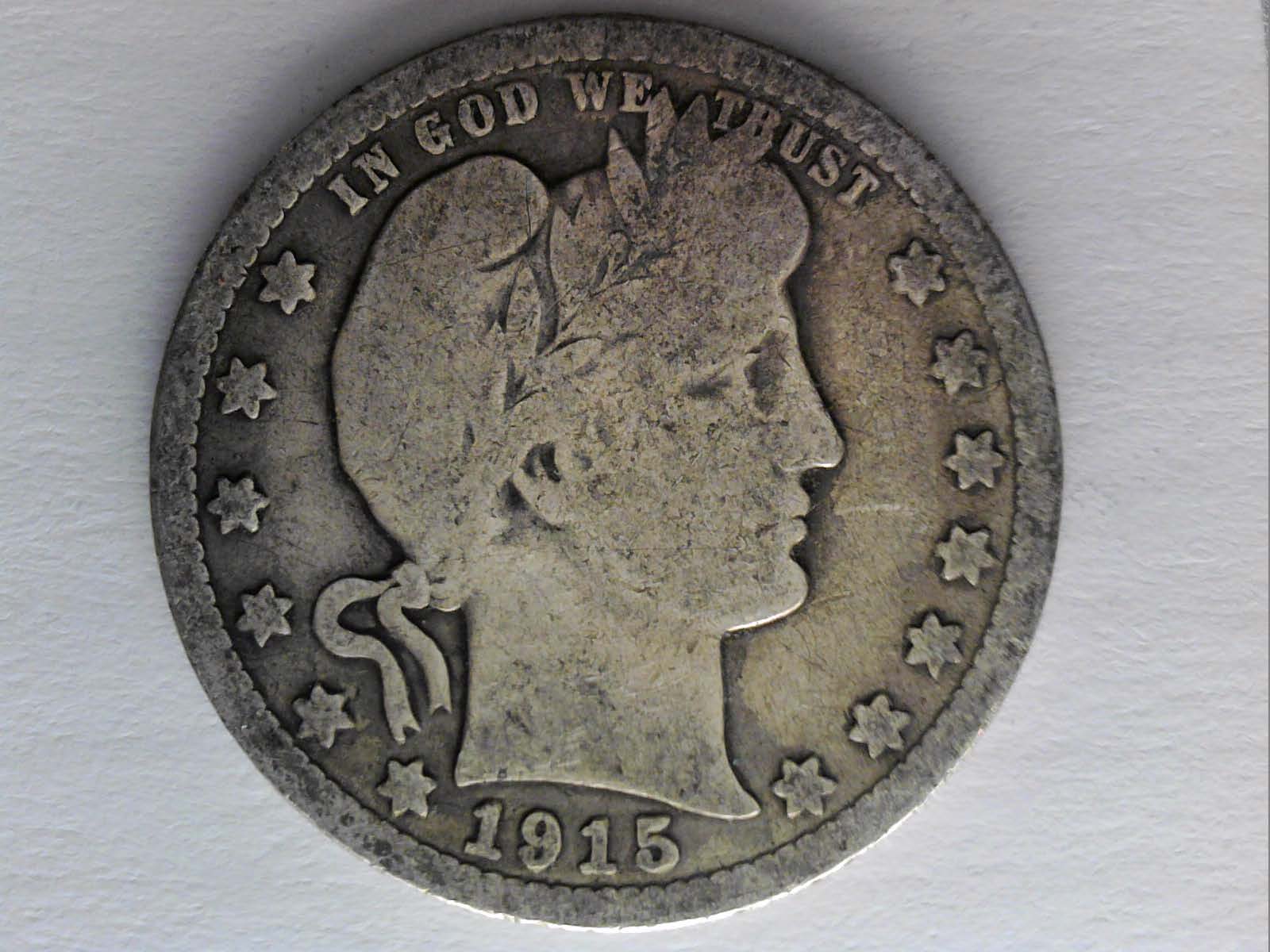 1915-Barber-Quarter-For-Grade