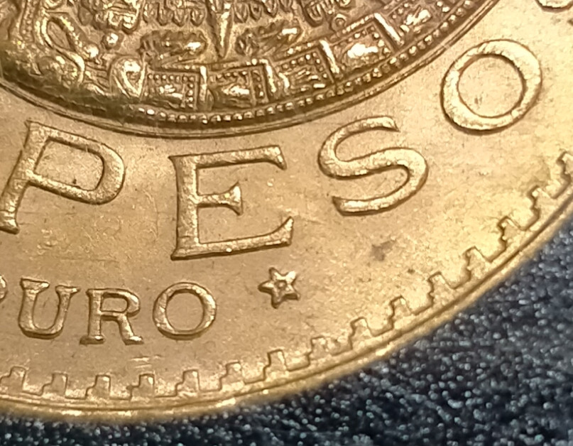 Mexican-Gold-20-'Veinte'-Pesos.-Letters-In-The-Stars-Mystery?