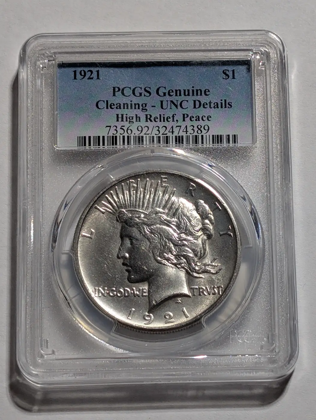 3/24-Update---Slabbed-Wl,49-S-Key-Date-Roll,-Dimes-Slabbed,-1921-Peace-Doll-Unc