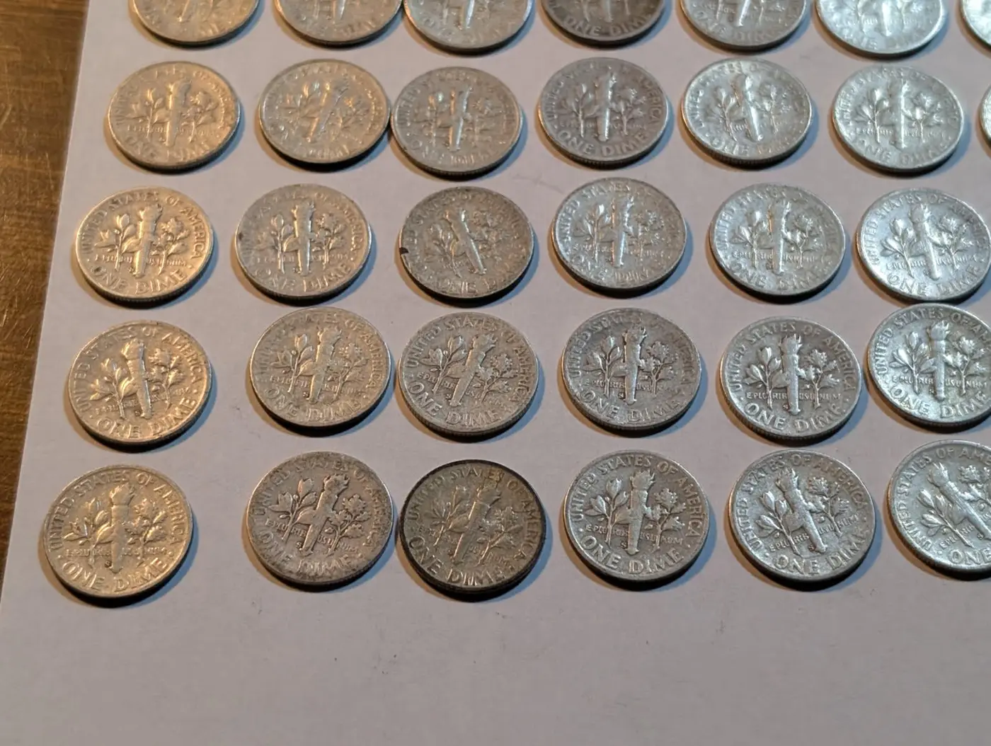 3/24-Update---Slabbed-Wl,49-S-Key-Date-Roll,-Dimes-Slabbed,-1921-Peace-Doll-Unc