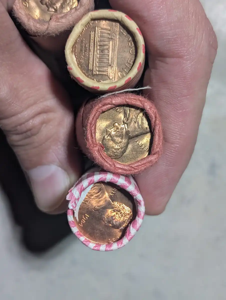 Interesting-Old-Box-Of-Pennies