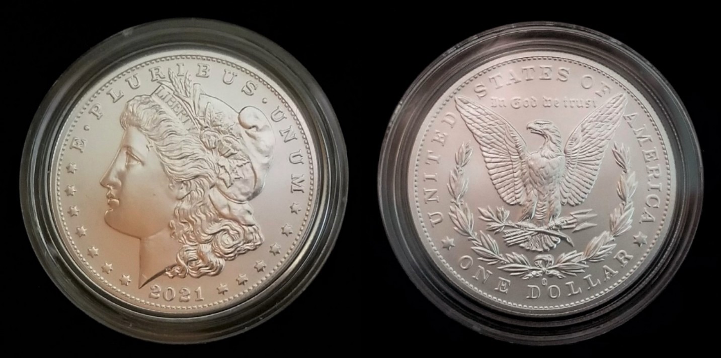 2021-Peace-And-Morgan-Dollars!