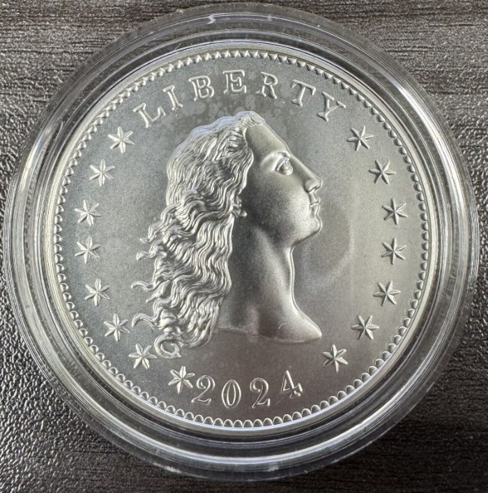 230th-Anniversary-Flowing-Hair-Silver-Medal