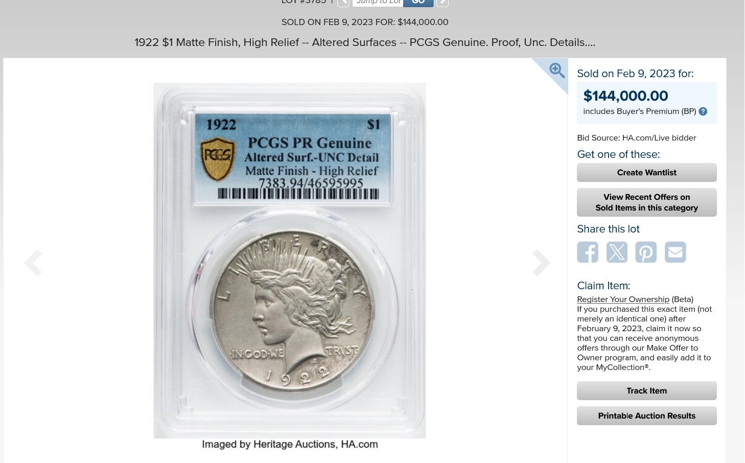 $48,000-Difference-Resubmitted-1922-Proof-Peace-Dollar-To-PCGS