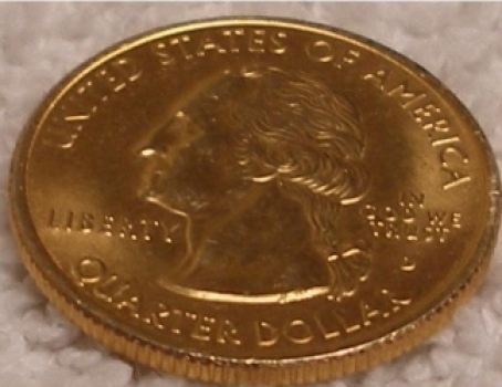 1999-D-Quarter-On-Sacagewea-Dollar-Planchet