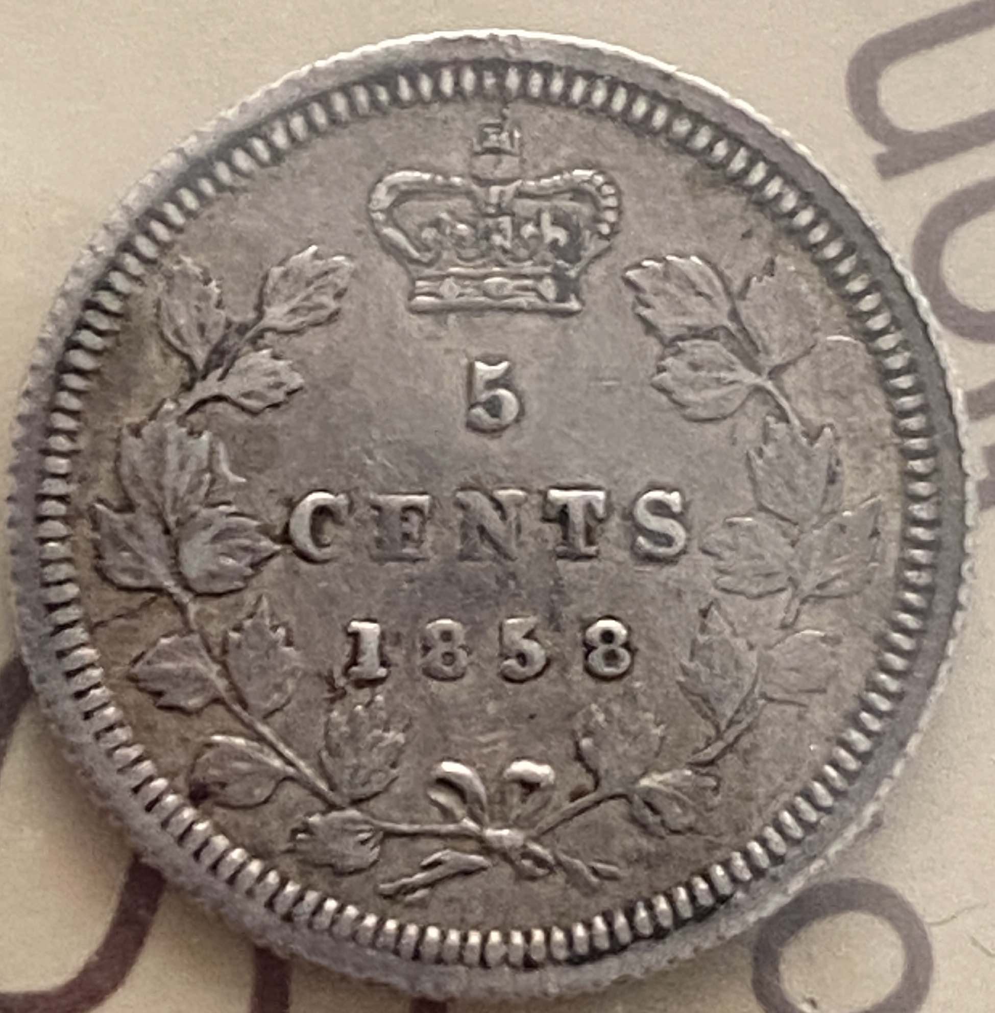 ICCS-Says-This-Is-An-1858-Small-Date-5-Cent---I-Say-What?