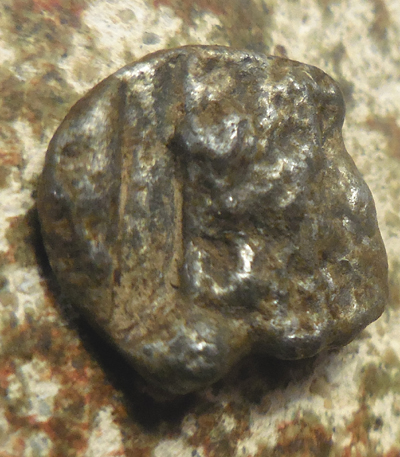 12-MM,-1.59-G,-Silver-Greek-From-A-Roma-UK-Lot.