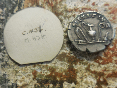 Marcus-Aurelius-Caesar-Silver-Denarius,-Logging-Images-Here-For-History