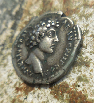 Marcus-Aurelius-Caesar-Silver-Denarius,-Logging-Images-Here-For-History