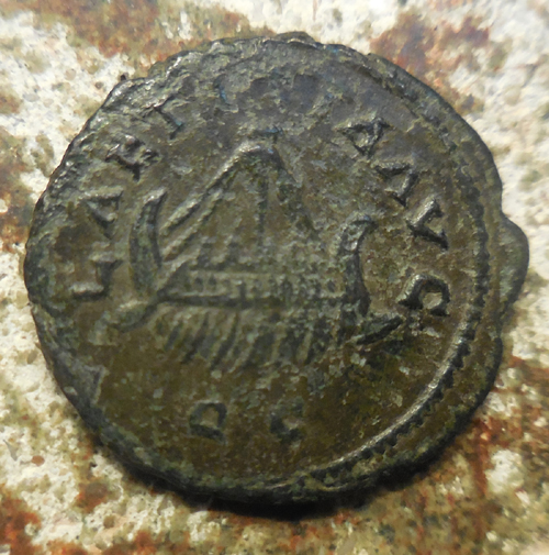 Allectus-Romano-British-Emperor-293-296-Ad-Galley-Quinarius
