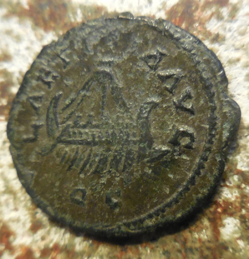 Allectus-Romano-British-Emperor-293-296-Ad-Galley-Quinarius