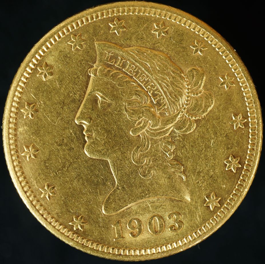 1903-S-$10-Die-Crack-On-Reverse