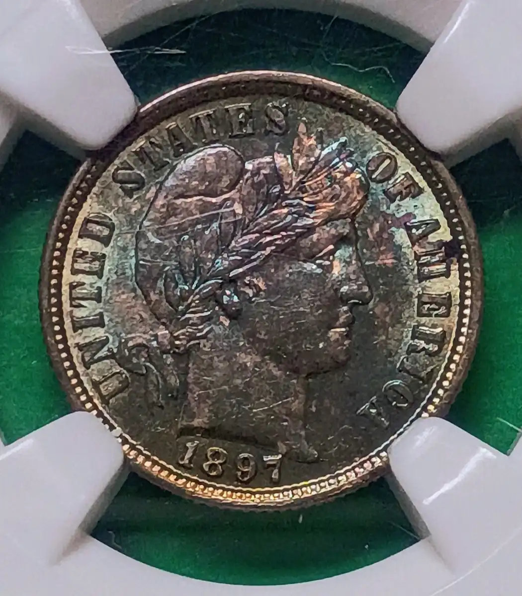1892-Barber-Half-Dollar---Please-Evaluate-The-Toning-For-Premium-And-Type