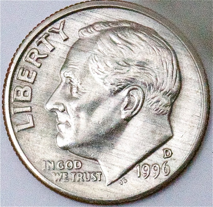 1996-D-Dime-With-Diagonal-Lines