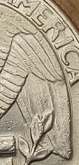 1985-D-Quarter---Doubling-On-Reverse