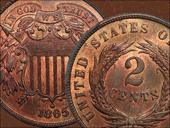 Gorgeous-Two-Cent-From-1865...curious?-Read-More!