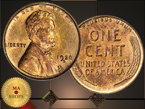 Well-Struck-1-Cent-1920-S-Lincoln-With-An-Almost-Full-Red-Appearance