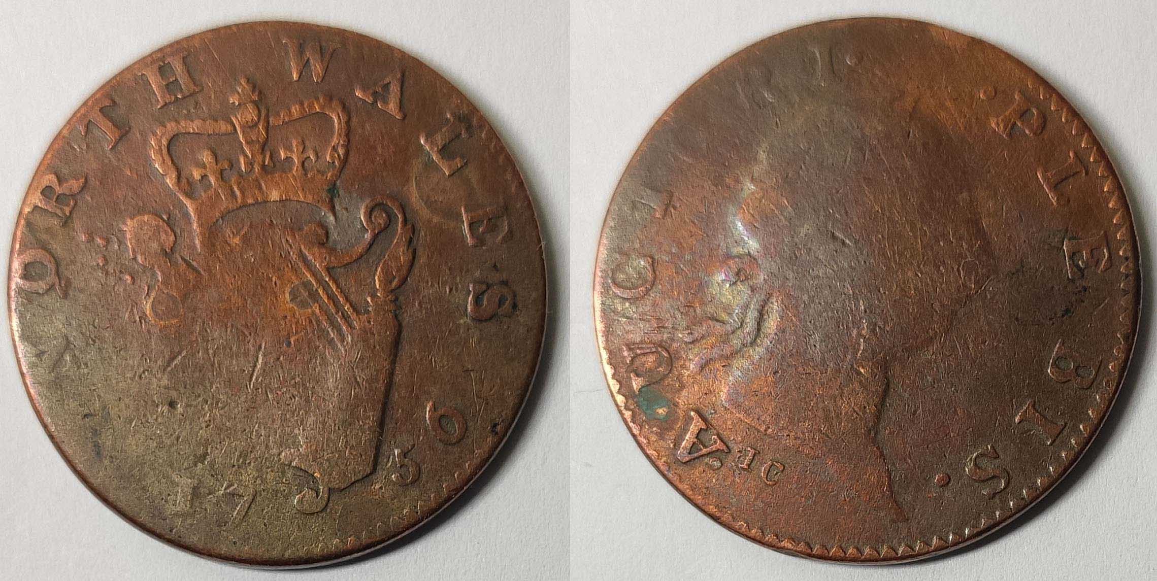 North-Wales-1756-Coin,-Token?