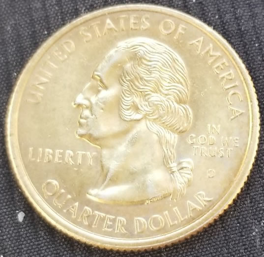 1999-D-State-Quarter-Missing-Clad-Layer?