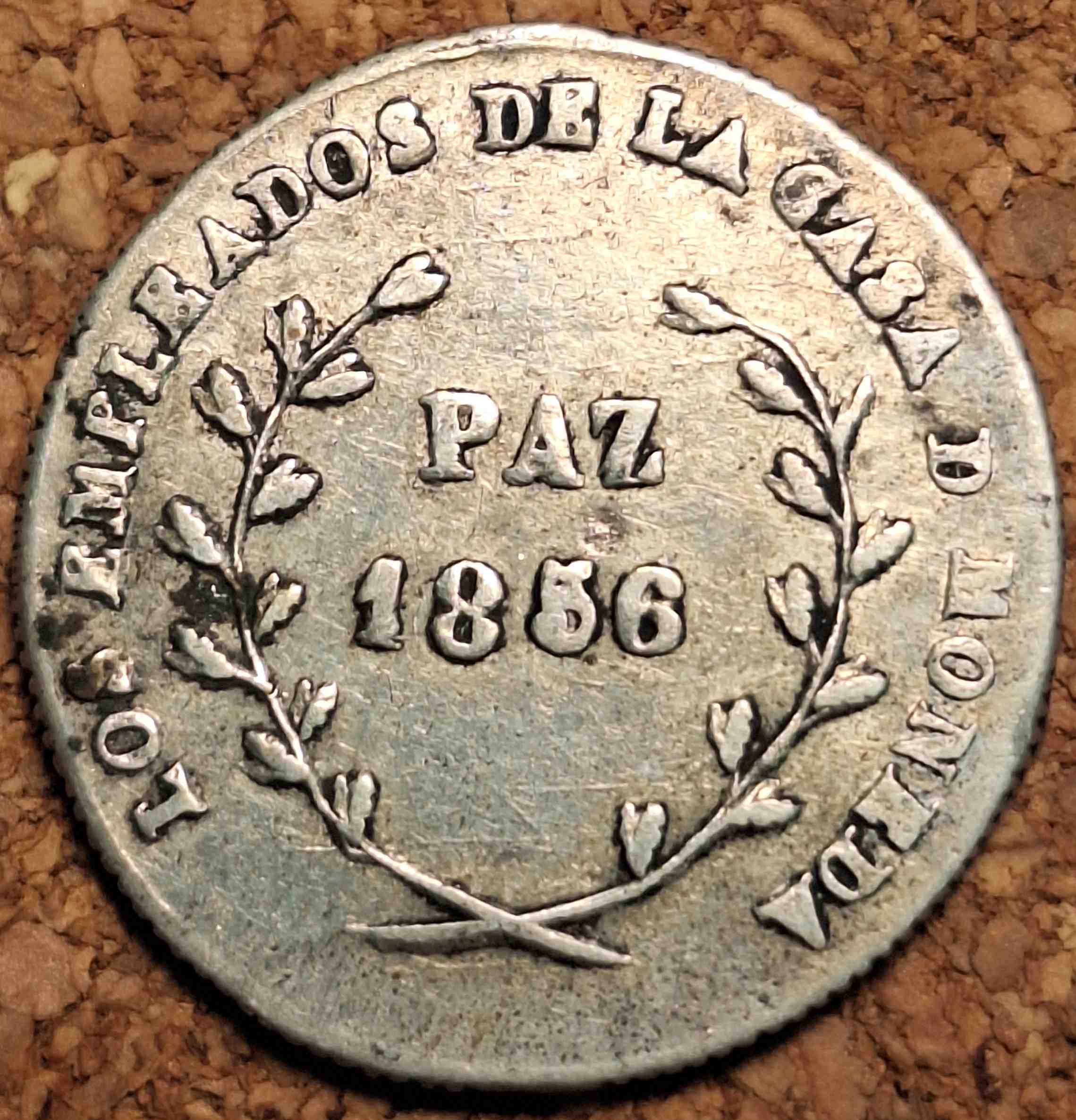 1856-Medal-Of-President-Jorge-Córdova--Bolivia