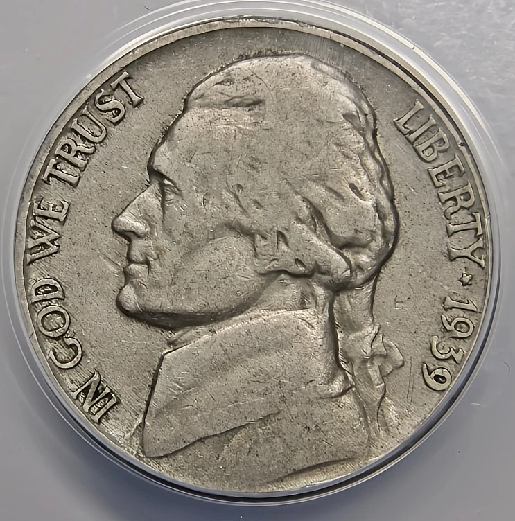 1939-Jefferson-Nickel-DDR-For-Grading