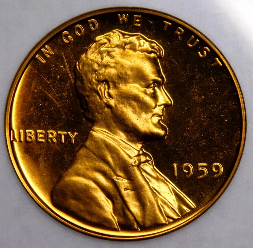 An-Exceptional-1959-Lincoln-Cent-PF-67-RD-Cameo