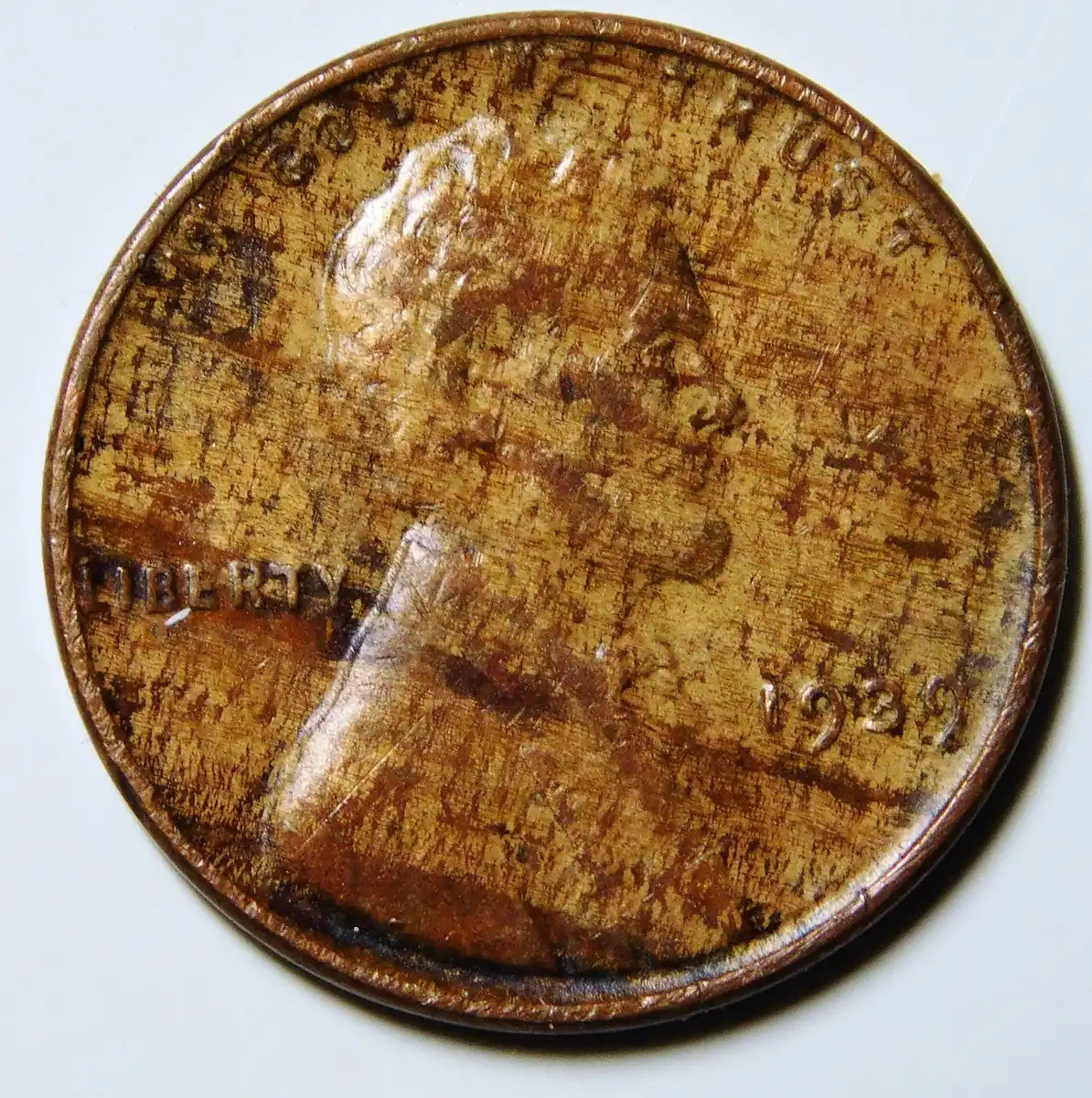 1909-S-VDB-Lincoln-Cent--Questionable-Color-Or-A-Woody